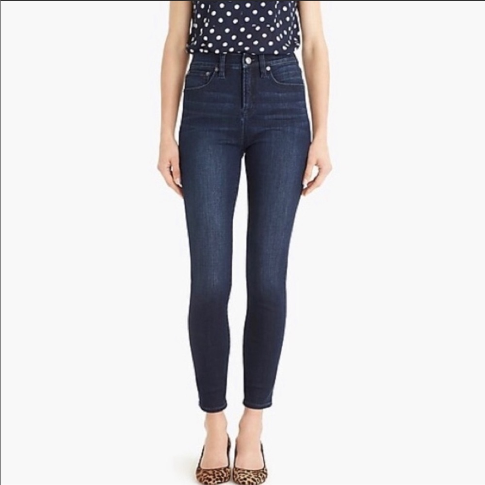 J Crew 10” High Rise, Toothpick Jeans 28P